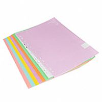 200 Sheets square Ruled Line Loose Leaf Notebook Paper with colorful pages - LL01