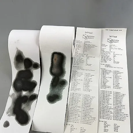 感熱紙の品質の確認方法