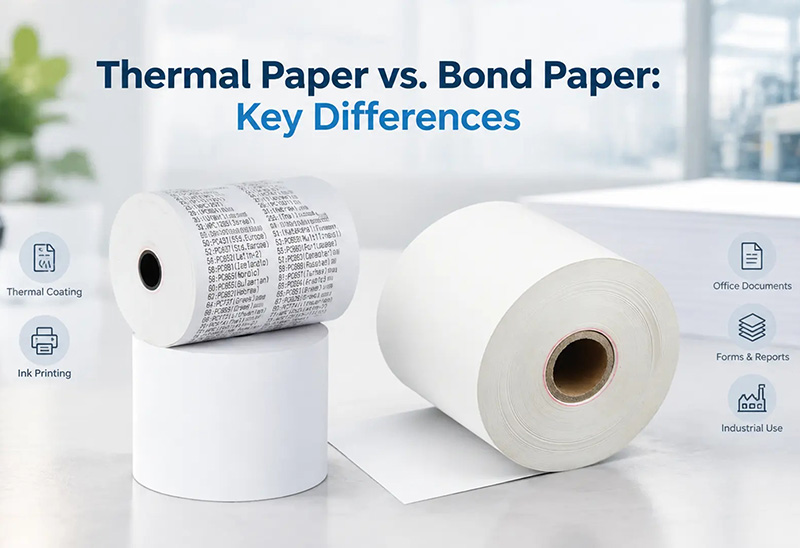 key differences between thermal paper and bond paper