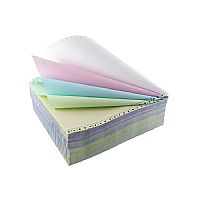 Blank printed 2ply carbonless computer continuous paper 9.5X11 - C241001