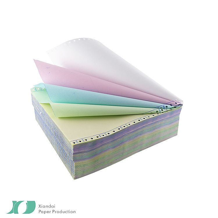 Blank printed 2ply carbonless computer continuous paper 9.5’’X11’’