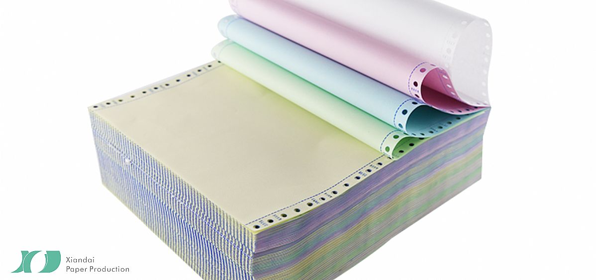 FirstZi NCR Computerpapier 24,8x27,9cm - 3-lagig Für Punktmatrixdrucker