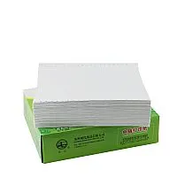 1ply 9.5 * 11 papel de listado de computadora de forma sin carbón - 2411