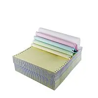 1ply 9.5 * 11 papel de listado de computadora de forma sin carbón - 2411