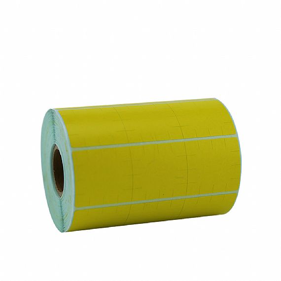 Yellow Self adhesive roll stickes