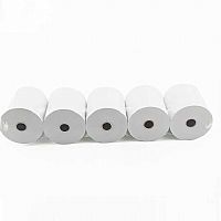 Rollos de papel térmico de 3 1/8 "con núcleo de plástico negro - T0008002