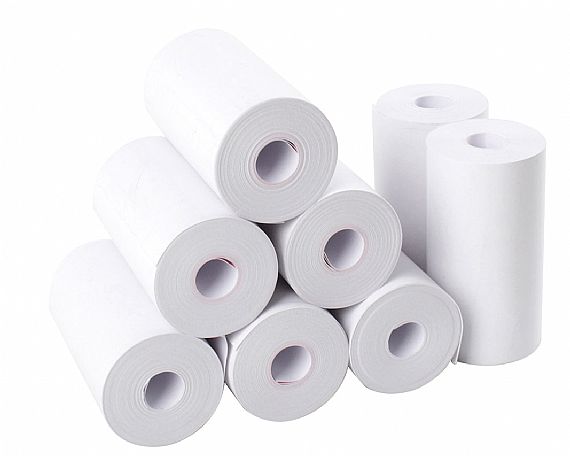 dodocool Lot de 10 rouleaux de papier thermique vierges blancs 57