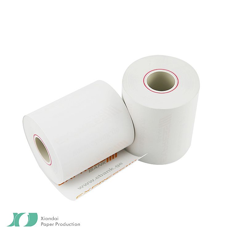 3 rouleaux de papier thermique - 80 mm x 8 m - Blanc