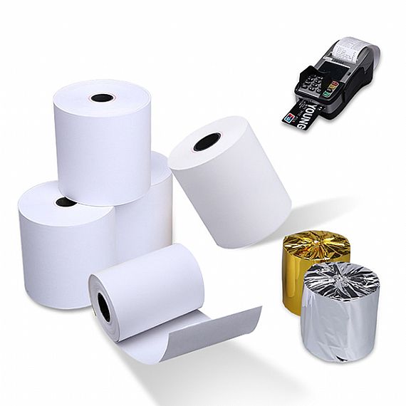 Rollos de papel térmico de 57 x 57 mm