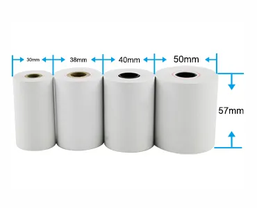 Rouleaux de papier thermique 2 1/4 