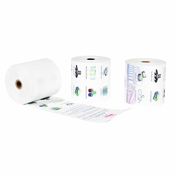 Printed thermal paper rolls